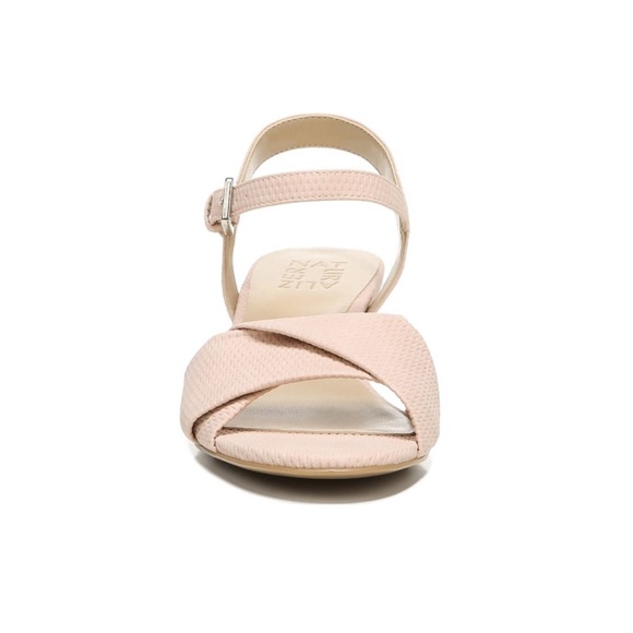 Naturalizer Traci WIDE Nude Pink Heeled Sandal - Picture 4 of 10